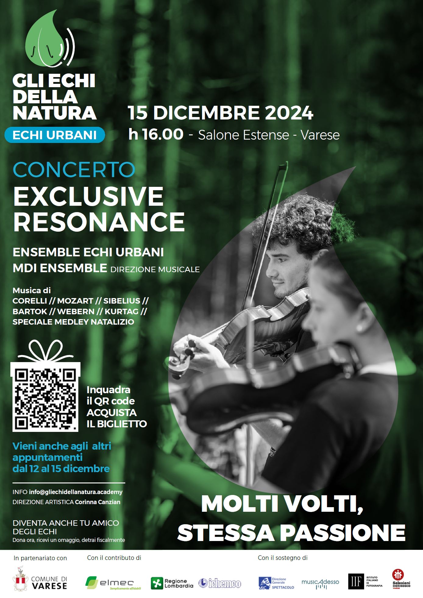 CONCERTO EXCLUSIVE RESONANCE - 15 Dicembre - Echi Urbani